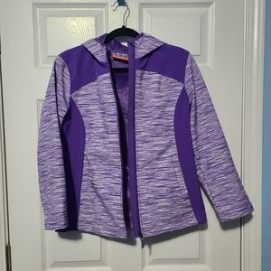 Girls Free Country Purple Zip-Up Jacket Size 14/16 Excellent Condition